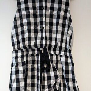 Kate Spade Broome Street Gingham Checkered Romper (NWT)